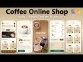 Modern Coffee Shop App UI Design - Android Studio Tutorial