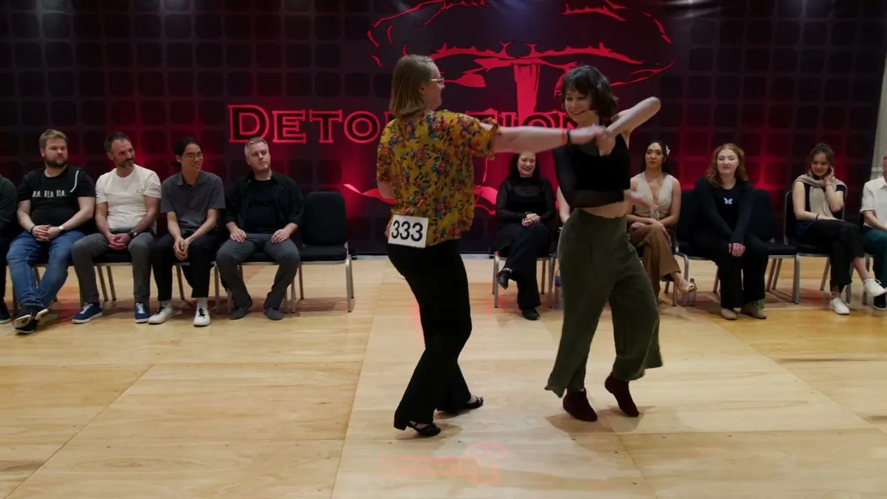 Fran Carroll & Dominika Wiatrowska - 4th place Novice Jack&Jill Finals - Detonation Dance 2025