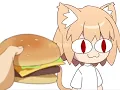 Neco Arc Cheeseburger Meme