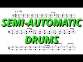 Download Lagu Semi-Automatic - Twenty One Pilots - Drums Sheet Music