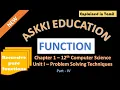 12th Computer Science Chapter 1 - Functions Recursive pure functions English Medium Part 4