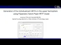 Generation of the individualized HRTFs in the upper hemisphere using PNPeak HRTF model