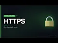 How HTTPS Actually Works The Handshake Animated