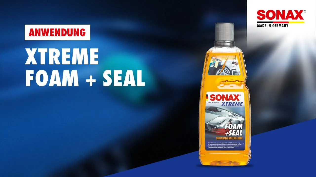 Anwendung SONAX XTREME Foam + Seal
