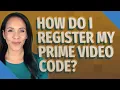 How do I register my prime code