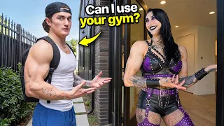Asking Every Celebrity to Workout in THEIR Home Gyms!