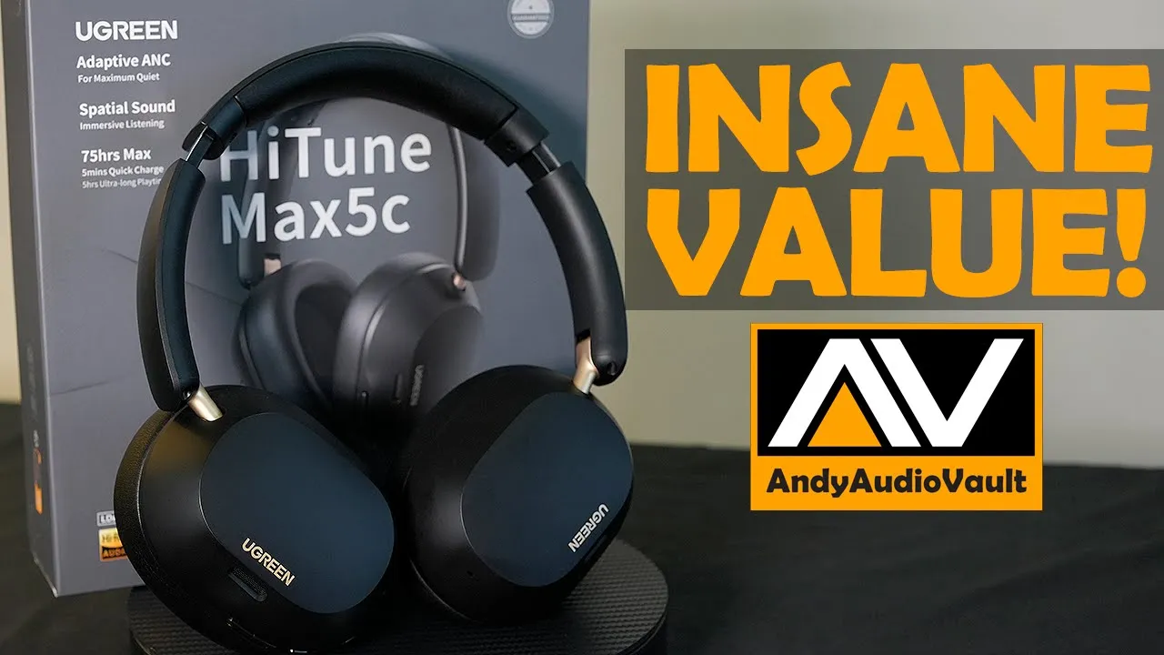 Outline Video UGREEN HiTune Max5C Active Noise Cancellation Headphone Review