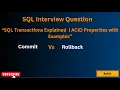 SQL Transactions for Beginners Full Concept in 7 Min