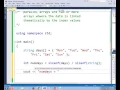 CIT1173-2074 C Mar 27 2017 - Arrays and for loops