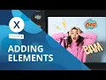 Pixlr X - Adding Elements