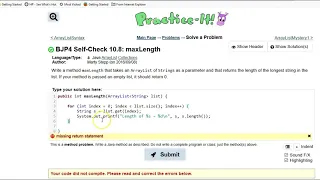 Building Java Programs Self-Check 10 8 maxLength
