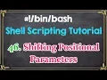 Shift Positional Parameters Automatically From Left To Right