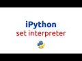Change Python interpreter version in iPython