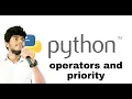 8 operators and priorities in python in tamil