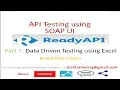 SoapUI Ready API Tutorial Part7 Data Driven Testing API Testing Test API