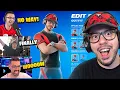 Streamers REACT To My NEW ICON SKIN Typical Gamer