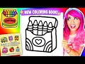Coloring My Back to School Coloring Book Cute Box of Crayons Page Ohuhu Alcohol Markers