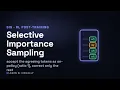 Selective Importance Sampling reuse off-policy RL rollouts without the variance blow-up
