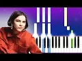 Download Lagu BENEE - Glitter (Piano tutorial)