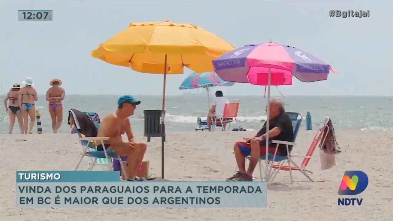 Vinda dos Paraguaios para temporada em BC é maior que dos Argentinos