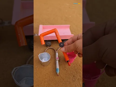 Mini tractor project mini motor water pump science project videoš„°
