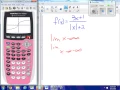 Limits and horizontal asymptotes with graphing calculator