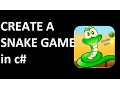 Create a Simple Snake Game in Asp net C Game Project Final Year Project ASP NET Project