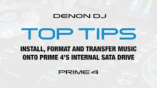 Install Format and Transfer Music onto PRIME 4 s Internal SATA Drive