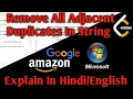LeetCode Remove All Adjacent Duplicates In String JAVA Amazon Interview Question