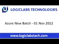 Azure New Batch Details - 01 November 2022