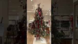 christmas decor at pottery barn