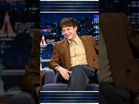 #CharlieHeaton’s #StrangerThings co-stars didn’t know he was English for two years 😭 #FallonTonight
