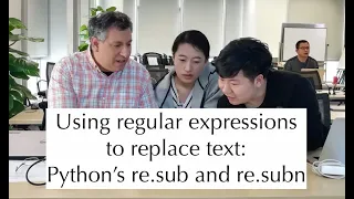 Python standard library Replacing text with regexps using re sub and re subn