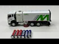 Lagu Unboxing mini RC drift racing car, EV city sanitation vehicle, EV airplane model car,  RC police car