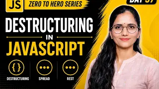 JavaScript Destructuring Spread Rest Operators Explained Examples Exercise