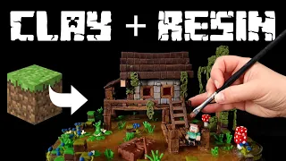 Air Dry Clay MINECRAFT Diorama