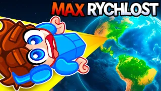 Jedu Maximální RYCHLOSTÍ v Roblox climb and slide...