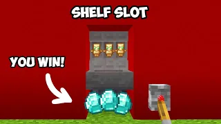 Minecraft Shelf Slot Machine No2 - java bedrock