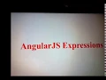 AngularJS Expressions