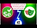 There is no Element Click Intercepted Exception Selenium VS Playwright - Part 2