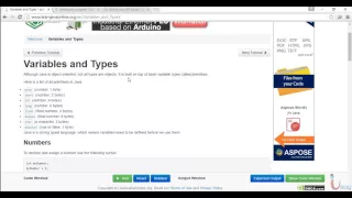Android Development Lecture 14 Variables and Data Types