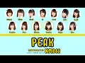 Download Lagu NMB48 'PEAK' LYRICS (NMB48 'PEAK' 歌詞) | Color Coded Lyrics KAN_ROM_ENG