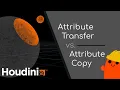 Attribute Transfer Attribute Copy and ID Attributes - Handy Houdini Tips