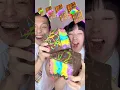 Download Lagu Rainbow Dubai Chocolate Bar Challenge ASMR 🥵 #asmr #mukbang