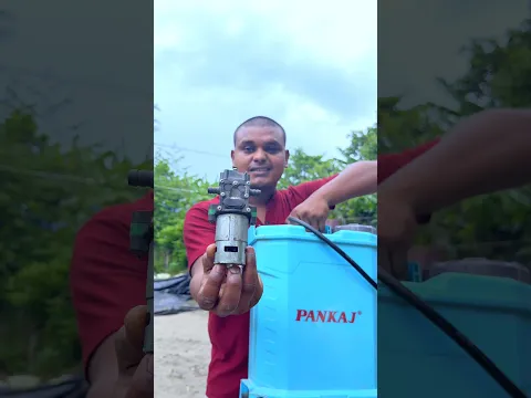 Making homemade water pump+Dubai spray machine #shots #project #experiment #diy #sujanexperiment