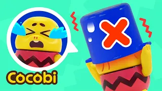 CABEÇA PRESA NO BALDE! 😱 | Canções de Segurança | Cocobi