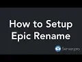 How to Setup the EpicRename Plugin - Minecraft Java