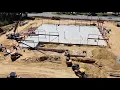 Aldi Grocery Store Construction Shows Concrete and Steel - Hillsborough NC