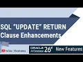Oracle AI Database 26ai New Features SQL UPDATE RETURN Clause Enhancement