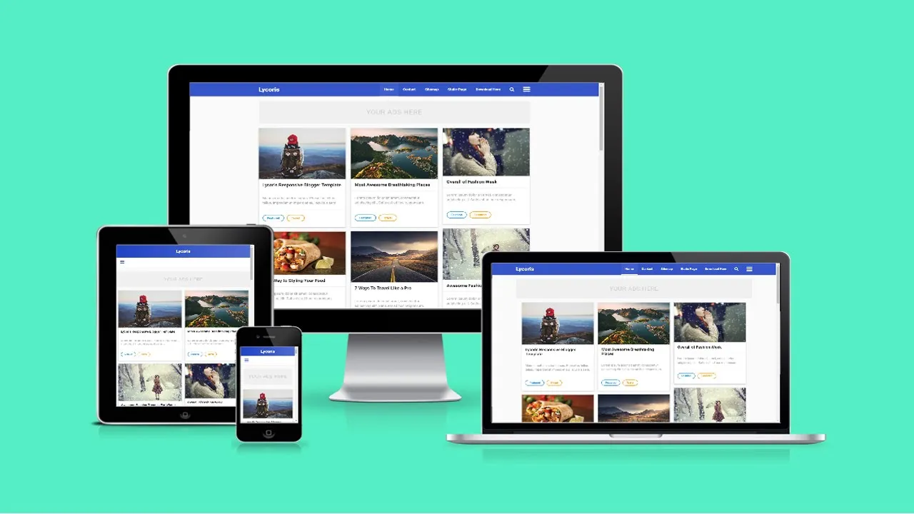 Plantilla Blogger Responsive para Sitios Web (Configuración)